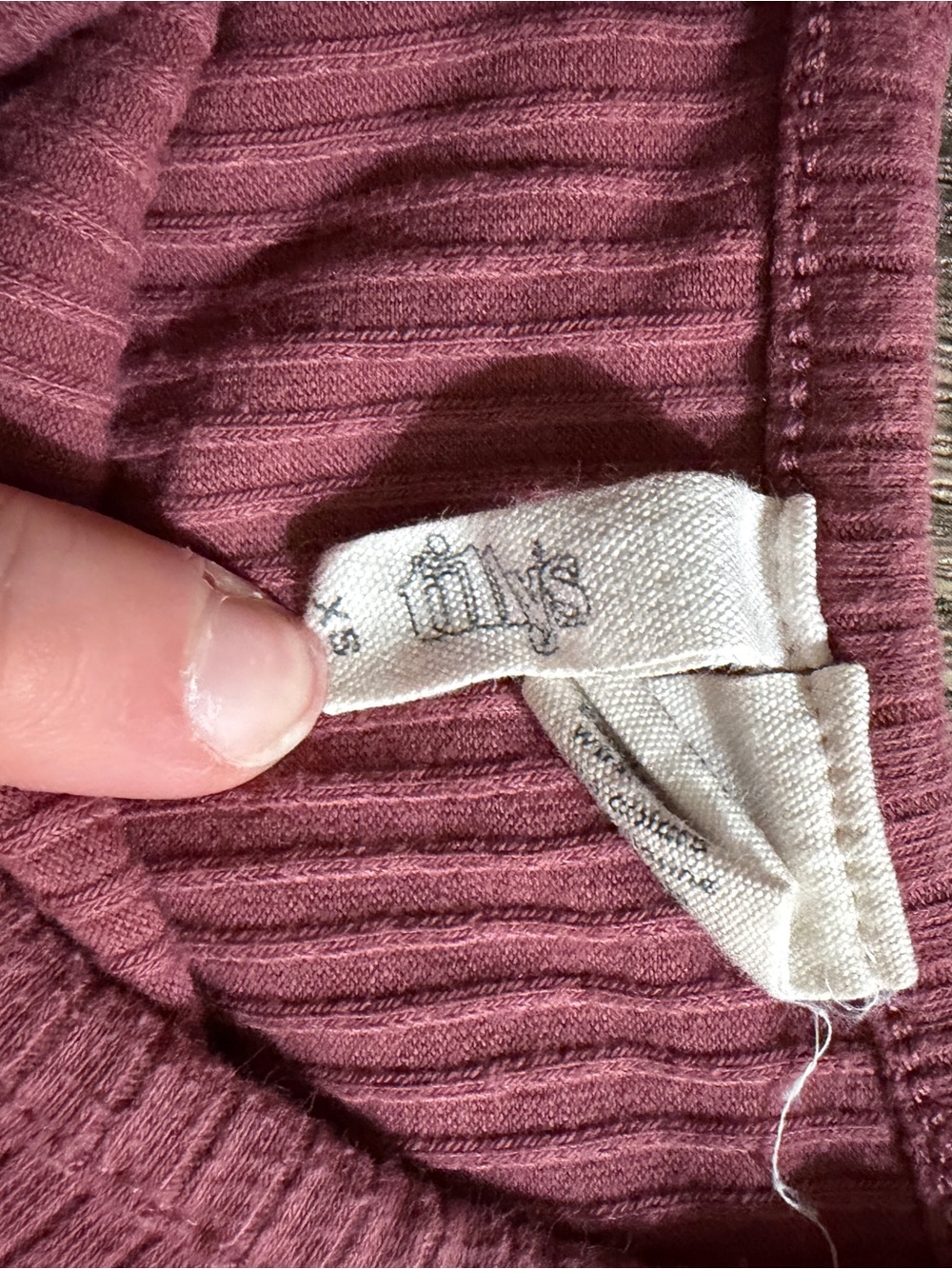 Lily Ribbed Tank Top - Rose - Picture 2 of 3